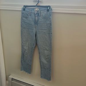 Madewell Perfect Vintage cropped raw hem
